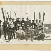 Cover image of [Group of ski jumpers]
